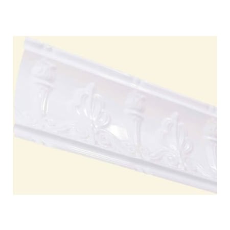 Acoustic Ceiling Products Great Lakes Tin 48" Superior Tin Crown Molding in Gloss White - 194-00